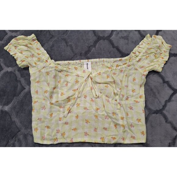 NWT Abound Yellow Floral Top/Sz. Small - Picture 1 of 6